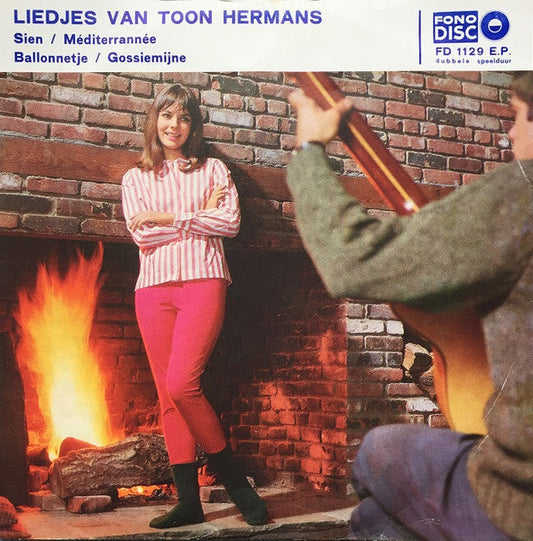 Ab Reinders - Liedjes Van Toon Hermans Vinyl Singles Vinyl Zeer Goed / Hoesje Goed "VINYLSINGLES.NL"