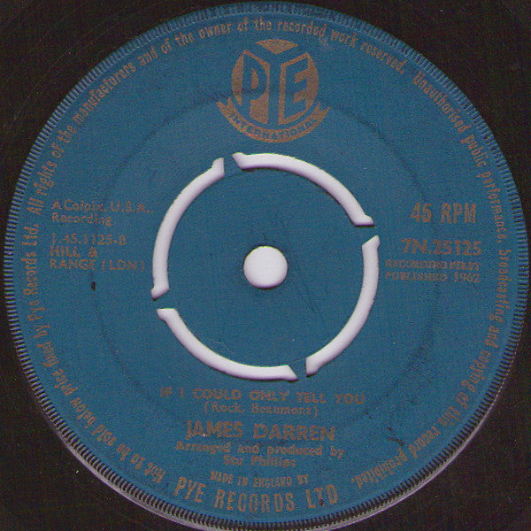 James Darren - Her Royal Majesty 19381 Vinyl Singles Vinyl Goed / Hoes Generic