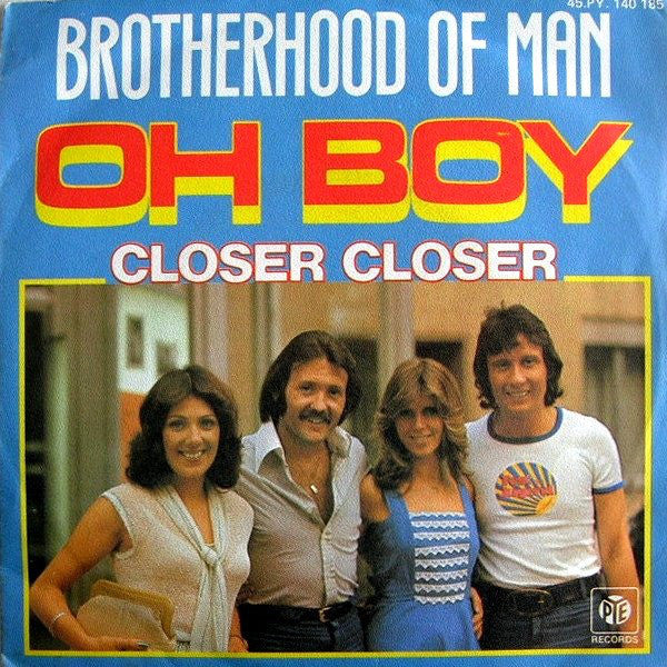 Brotherhood Of Man - Oh Boy 17301 Vinyl Singles Vinyl Zeer Goed / Hoesje Goed "VINYLSINGLES.NL"
