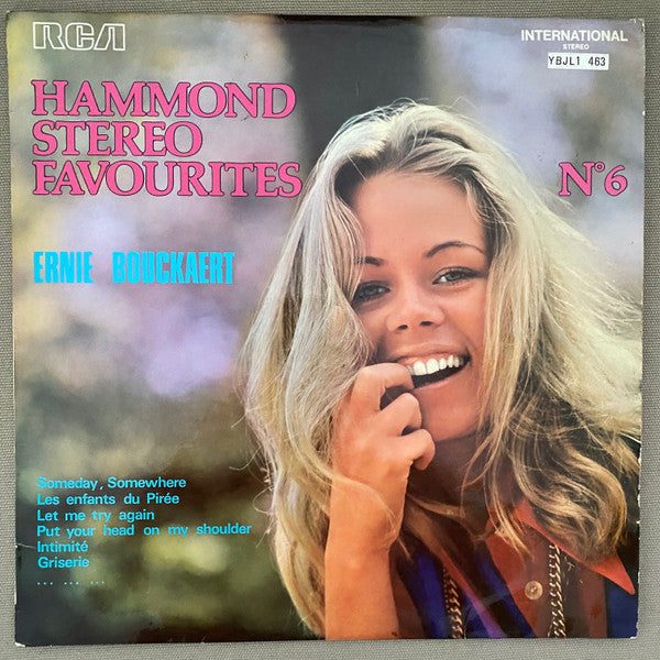 Ernie Bouckaert - Hammond Stereo Favourites N° 6 (LP) Vinyl LP Vinyl Zeer Goed / Hoesje Goed "VINYLSINGLES.NL"