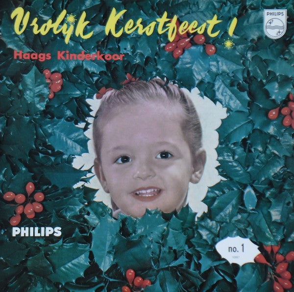 Haags Kinderkoor - Vrolijk Kerstfeest! (**") Vinyl LP 10" Vinyl Zeer Goed / Hoesje Goed "VINYLSINGLES.NL"