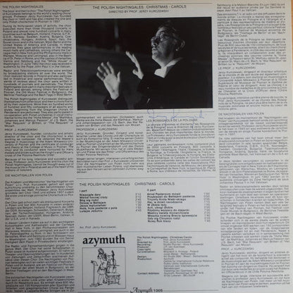 Polish Nightingales Dir. By Prof. Jerzy Kurczewski - Christmas - Carols (LP) 49425 Vinyl LP Vinyl Goed / Hoes Goed
