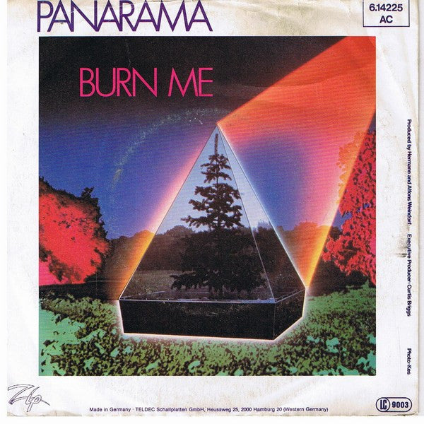 Panarama - Burn Me 29111 Vinyl Singles Vinyl Goed / Hoes Goed