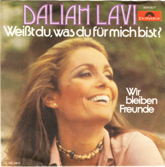 Daliah Lavi - Weißt Du, Was Du Für Mich Bist? Vinyl Singles Vinyl Zeer Goed / Hoesje Goed "VINYLSINGLES.NL"