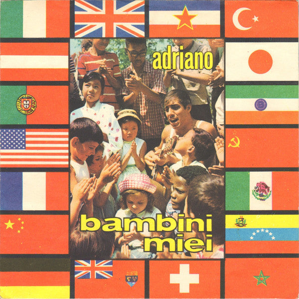 Adriano Celentano - Bambini Miei Vinyl Singles Vinyl Zeer Goed / Hoesje Goed "VINYLSINGLES.NL"
