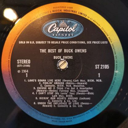 Buck Owens - The Best Of Buck Owens (LP) Vinyl LP Vinyl Zeer Goed / Hoesje Goed "VINYLSINGLES.NL"