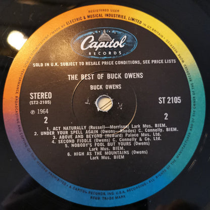 Buck Owens - The Best Of Buck Owens (LP) Vinyl LP Vinyl Zeer Goed / Hoesje Goed "VINYLSINGLES.NL"