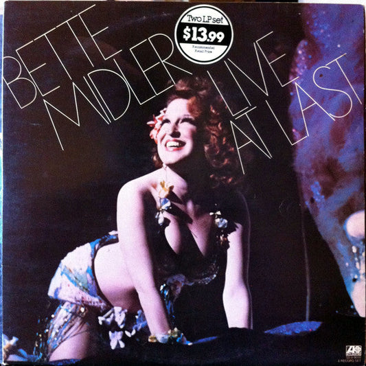Bette Midler - Live At Last (LP) Vinyl LP Dubbel Vinyl Zeer Goed / Hoesje Goed "VINYLSINGLES.NL"