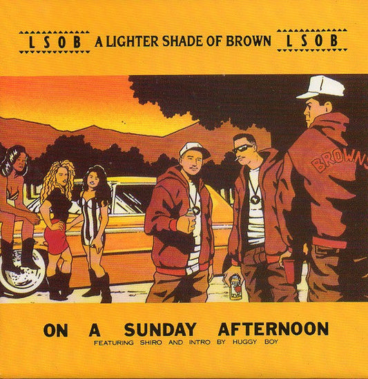 A Lighter Shade Of Brown - On A Sunday Afternoon Vinyl Singles Vinyl Zeer Goed / Hoesje Goed "VINYLSINGLES.NL"