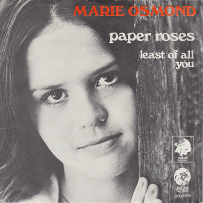 Marie Osmond - Paper Roses 12739 (B) Vinyl Singles Vinyl Goed / Hoes Sticker
