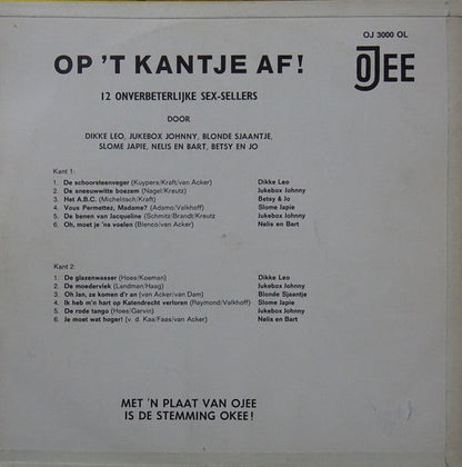 Various - Op 't Kantje Af! (LP) 50775 Vinyl LP Vinyl Goed / Hoes Goed