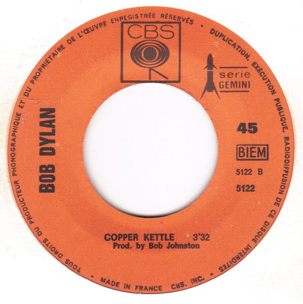 Bob Dylan - Wigwam Vinyl Singles Vinyl Zeer Goed / Hoesje Generic "VINYLSINGLES.NL"