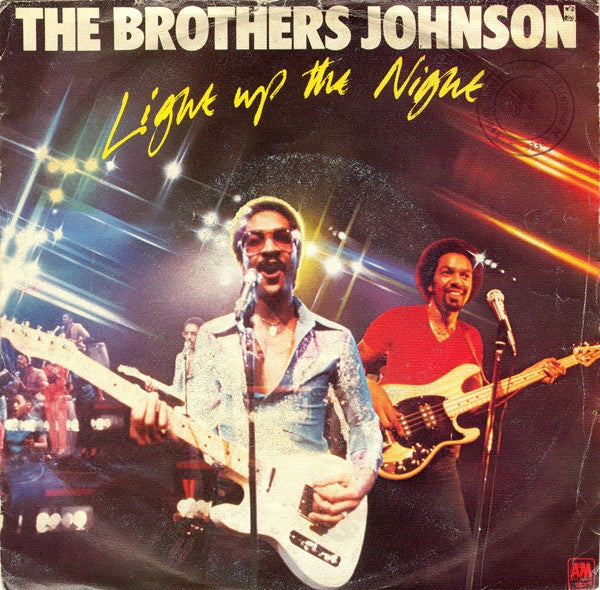 Brothers Johnson - Light Up The Night Vinyl Singles Vinyl Zeer Goed / Hoesje Goed "VINYLSINGLES.NL"