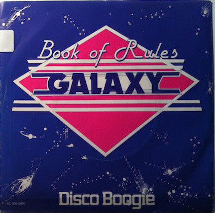 Galaxy - Book Of Rules Vinyl Singles Vinyl Zeer Goed / Hoesje Goed "VINYLSINGLES.NL"