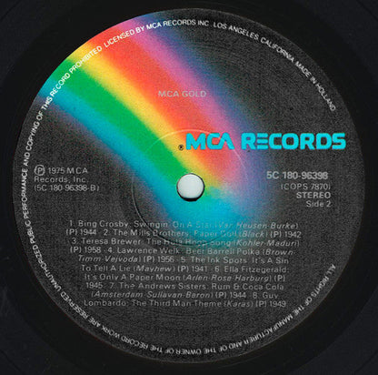 Various - MCA Gold (LP) 49973 Vinyl LP Vinyl Goed / Hoes Goed