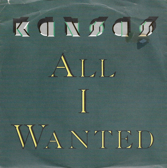 Kansas - All I Wanted 22469 Vinyl Singles Vinyl Goed / Hoes Goed