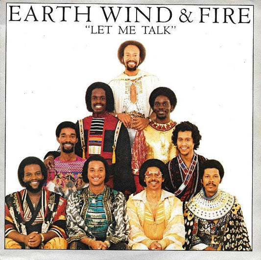 Earth, Wind & Fire - Let Me Talk Vinyl Singles Vinyl Zeer Goed / Hoesje Goed "VINYLSINGLES.NL"