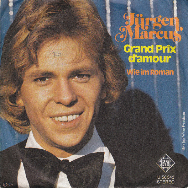 Jürgen Marcus - Grand Prix D'Amour 40996 Vinyl Singles Vinyl Goed / Hoes Goed