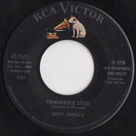 Eddy Arnold - Tennessee Stud Vinyl Singles Vinyl Zeer Goed / Hoesje Generic "VINYLSINGLES.NL"