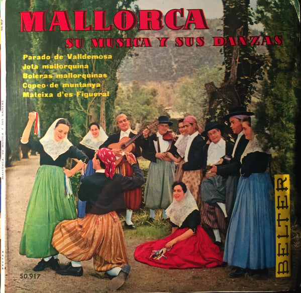 El Parado - Mallorca, Su Musica Y Sus Danzas Vinyl Singles EP Vinyl Zeer Goed / Hoesje Goed "VINYLSINGLES.NL"