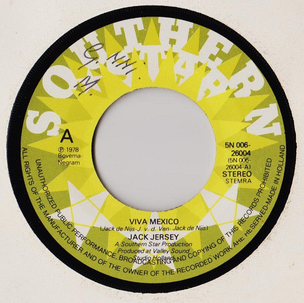 Jack Jersey - Viva Mexico 28485 Vinyl Singles Vinyl Goed / Hoes Goed