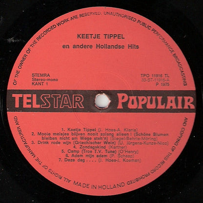 Various - Keetje Tippel En Andere Hollandse Hits (LP) 46409 Vinyl LP Vinyl Goed / Hoes Goed