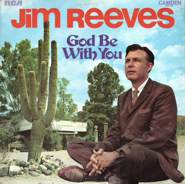 Jim Reeves - God Be With You (LP) Vinyl LP Vinyl Goed / Hoes Goed