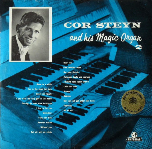 Cor Steyn - Cor Steyn And His Magic Organ 2 (10") 50528 Vinyl LP 10" Vinyl Zeer Goed / Hoesje Goed "VINYLSINGLES.NL"