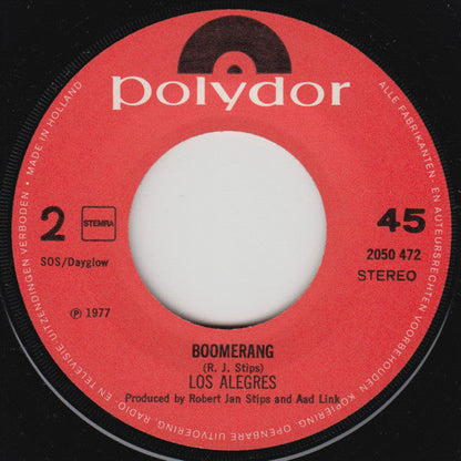 Los Alegres - Yes, I Do Like Your Bermuda 03918 Vinyl Singles Vinyl Goed / Hoes Goed