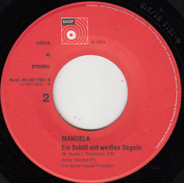 Manuela - Da Sagen Sich Die Füchse Gute Nacht 30225 Vinyl Singles Vinyl Goed / Hoes Goed