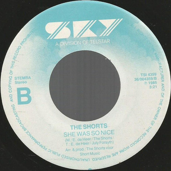 Shorts - Ze Was Zo Mooi 14794 Vinyl Singles Vinyl Goed / Hoes Goed