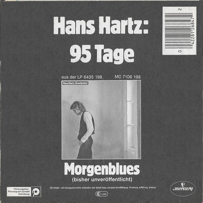 Hans Hartz - 95 Tage 37303 Vinyl Singles Vinyl Goed / Hoes Goed