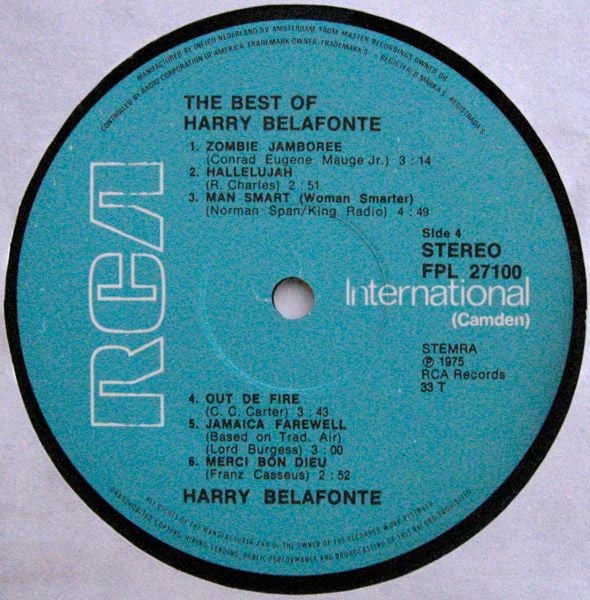 Harry Belafonte - The Best Of Harry Belafonte (LP) Vinyl LP Dubbel Vinyl Zeer Goed / Hoesje Goed "VINYLSINGLES.NL"