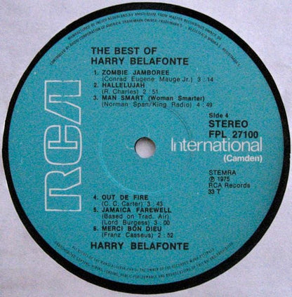 Harry Belafonte - The Best Of Harry Belafonte (LP) Vinyl LP Dubbel Vinyl Zeer Goed / Hoesje Goed "VINYLSINGLES.NL"