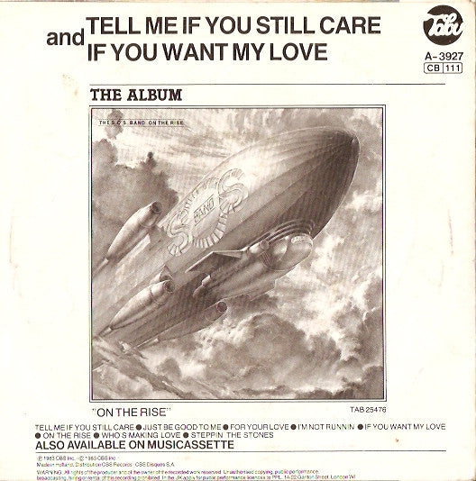 S.O.S. Band - Tell Me If You Still Care 40146 Vinyl Singles Vinyl Goed / Hoes Goed