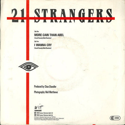 21 Strangers - More Cain Than Abel 36069 Vinyl Singles Vinyl Goed / Hoes Goed