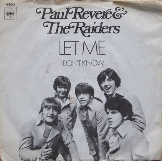 Paul Revere And The Raiders Featuring Mark Lindsay - Let Me 38453 (B) Vinyl Goed / Hoes Goed