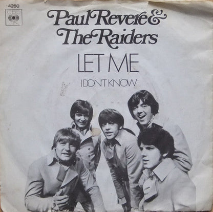 Paul Revere And The Raiders Featuring Mark Lindsay - Let Me 38453 (B) Vinyl Goed / Hoes Goed