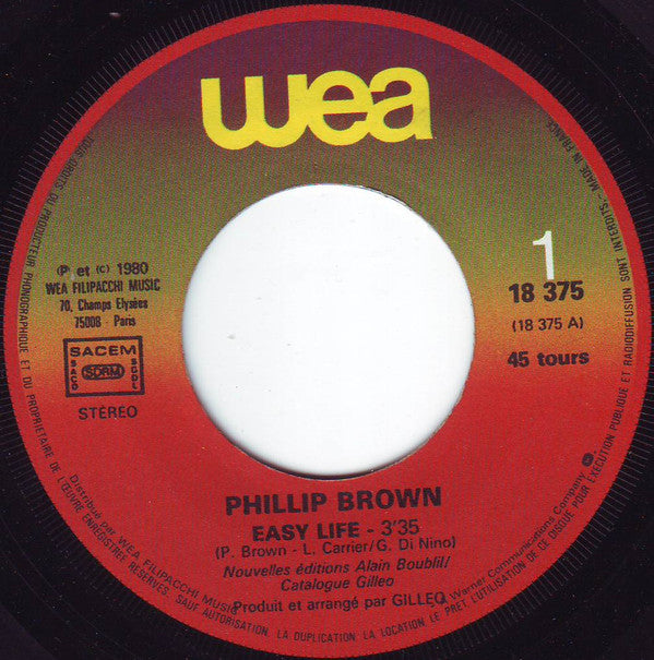 Phillip Brown - Easy Life 19588 Vinyl Singles Vinyl Goed / Hoes Generic