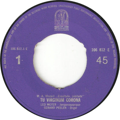 Leo Meyer - Tu Virginum Corona 17073 Vinyl Singles Vinyl Goed / Hoes Goed