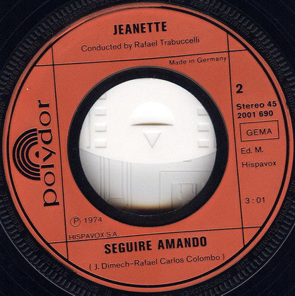 Jeanette - Porque Te Vas 18887 Vinyl Singles Vinyl Goed / Hoes Generic