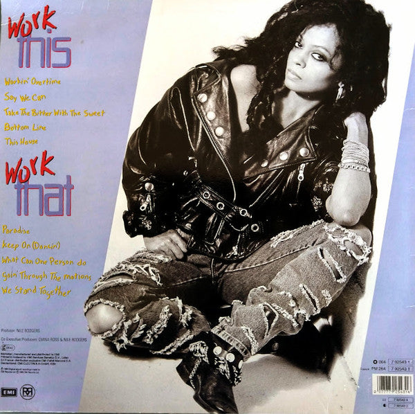 Diana Ross - Workin' Overtime (LP) Vinyl LP Vinyl Zeer Goed / Hoesje Goed "VINYLSINGLES.NL"