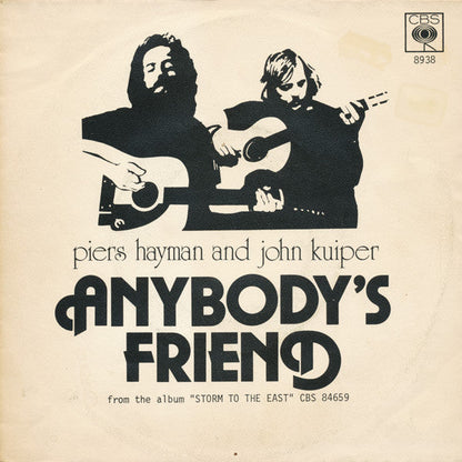 Piers Hayman & John Kuiper - Anybody's Friend 02713 Vinyl Singles Vinyl Goed / Hoes Goed