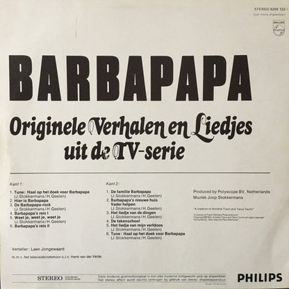 Barbapapa - Originele Verhalen En Liedjes Uit De TV-Serie (LP) Vinyl LP Vinyl Zeer Goed / Hoesje Goed "VINYLSINGLES.NL"