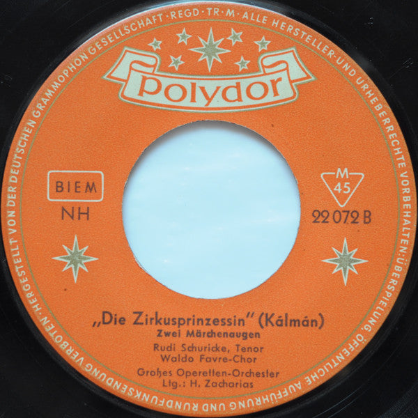 Rudi Schuricke - Der Zarewitsch 39868 Vinyl Singles Vinyl Goed / Hoes Generic