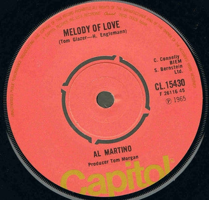Al Martino - Spanish Eyes Vinyl Singles Vinyl Zeer Goed / Hoesje Generic "VINYLSINGLES.NL"