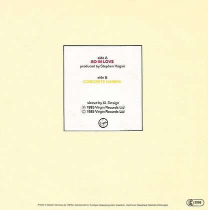 Orchestral Manœuvres In The Dark - So In Love 30460 Vinyl Singles Vinyl Goed / Hoes Goed