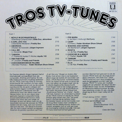 Various - Tros T.V. Tunes (LP) 42692 Vinyl LP Vinyl Goed / Hoes Goed