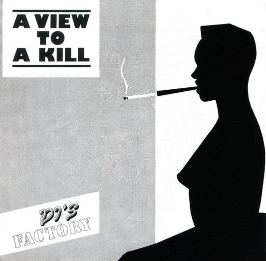 D.J.'s Factory - A View To A Kill Vinyl Singles Vinyl Zeer Goed / Hoesje Goed "VINYLSINGLES.NL"