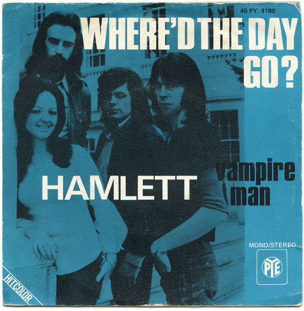 Hamlett - Where'd The Day Go Vinyl Singles Vinyl Zeer Goed / Hoesje Goed "VINYLSINGLES.NL"